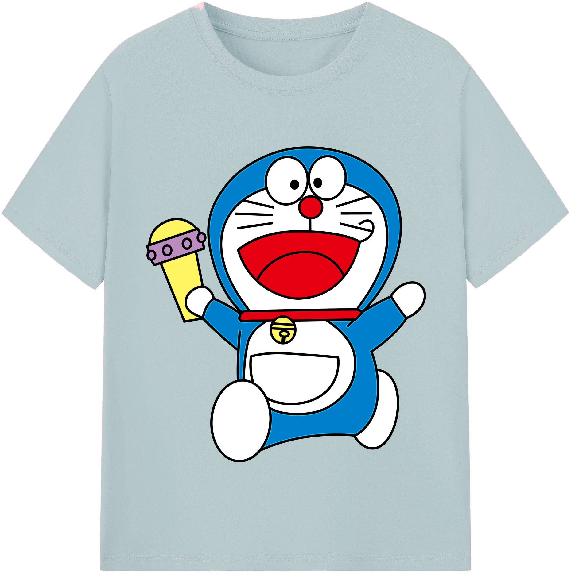 （画像用） ドラえもん Doraemon 綿100％半袖Tシャツ（フロントプリント）